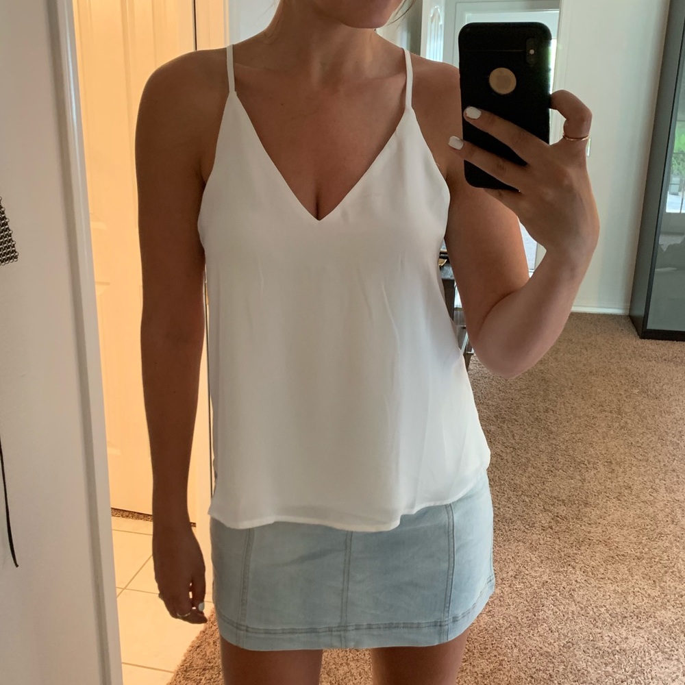 White tank top